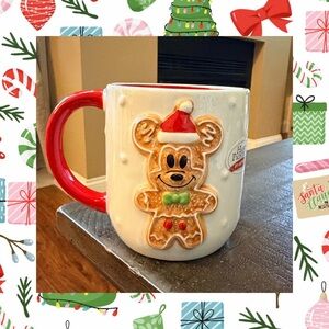 NWT Gingerbread Mickey Mouse Mug